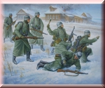 Zvezda 6198: German infantry in winter uniform