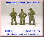 Munich-Kits: FHM 01 Deutsche U-Boot Crew
